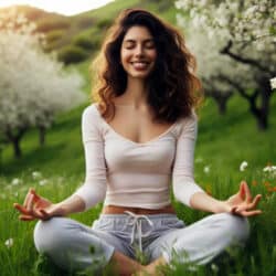 spiritualität weiblichkeit lachende Frau
