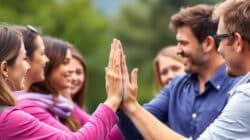 Human Dignity eine Gruppe Menschen mit Lebenserfahrung
