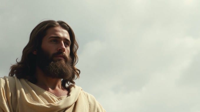 Mann als Jesus