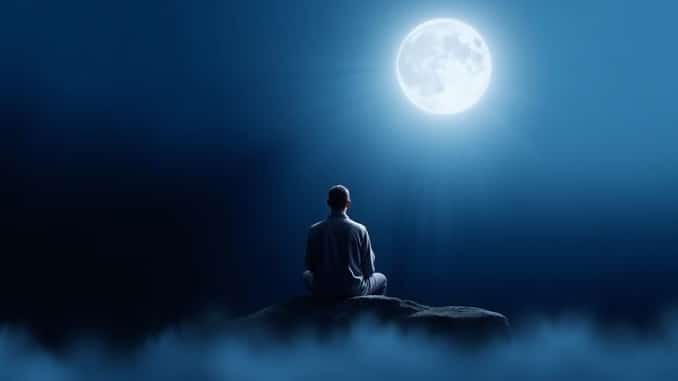 Meditation bei Vollmond