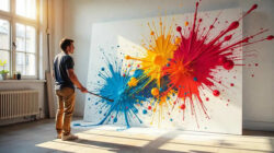 Meditation und Kunst moderne Kunst mit Maler