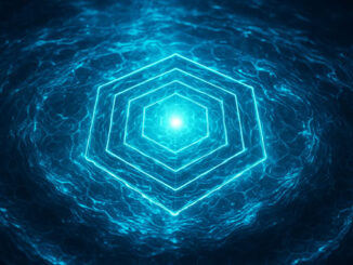 Hexagonales Wasser bildlich dargestellt