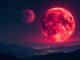 Blutmond und Sonnenfinsternis