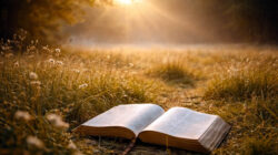 Wie entstanden die Evangelien Schriften auf einer Wiese