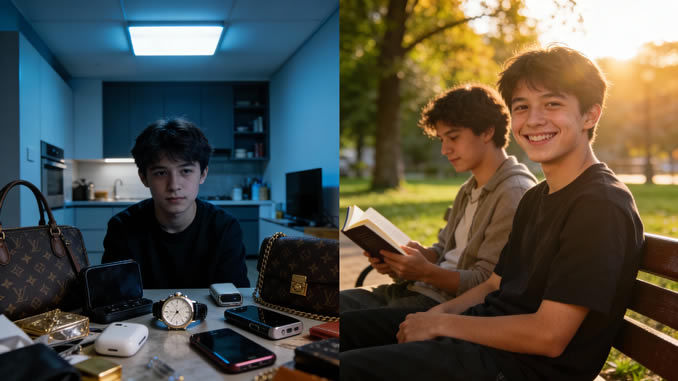 Junge Generation mit neuen Werten