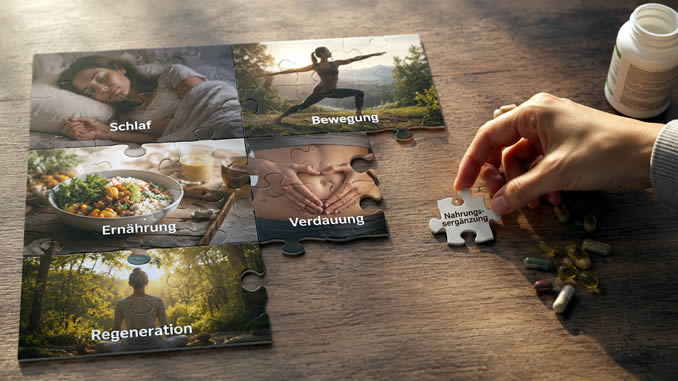 Puzzles des Wohlbefindens