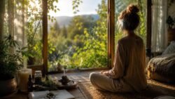 Mentale Gesundheit aus ayurvedischer Sicht Fenster im Grünen