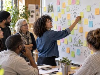 Kreativer Workshop für nachhaltige Ideen