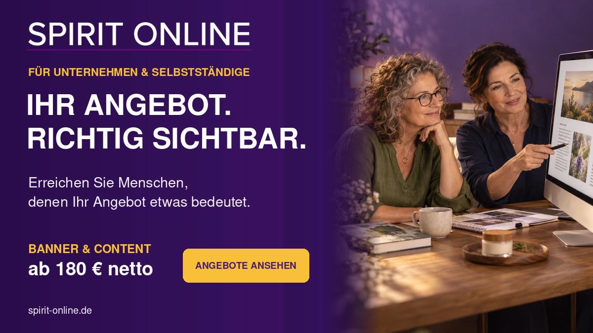 Seitenbild Marktplatz – modernes Büro mit Spirit Online