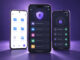 Drei Smartphones zeigen Passwortverwaltung, Dateiablage und digitale Sicherheitsfunktionen