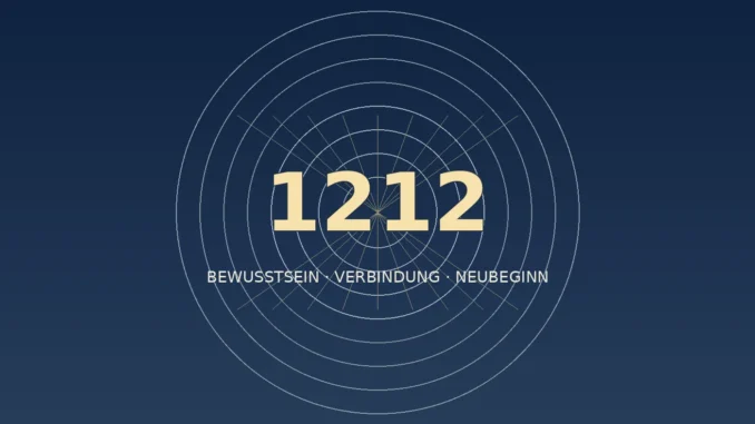 Engelszahl 1212 Bedeutung: goldene Ziffern und geometrische Kreise